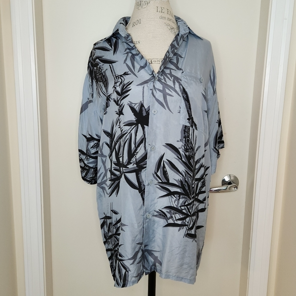 Vintage Silk Hawaiian Short Sleeve Shirt - Picture 2 of 10